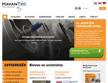 Tablet Screenshot of havantec.nl